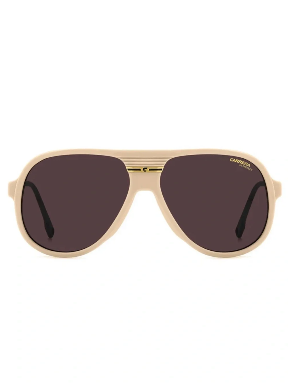 New Carrera C SPORT 07/S 10AK2 Unisex Cream Aviator Sunglasses Authentic